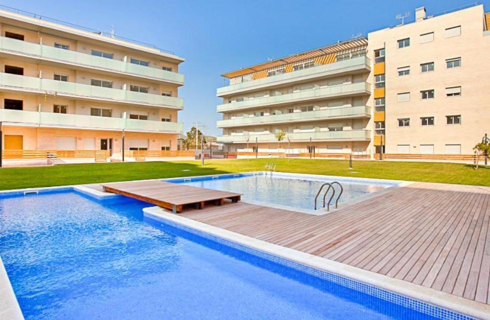New! Apartamento Con 2 Piscinas, Parque Infantil, A 1 Min De La Playa Sant Antoni De Calonge Buitenkant foto